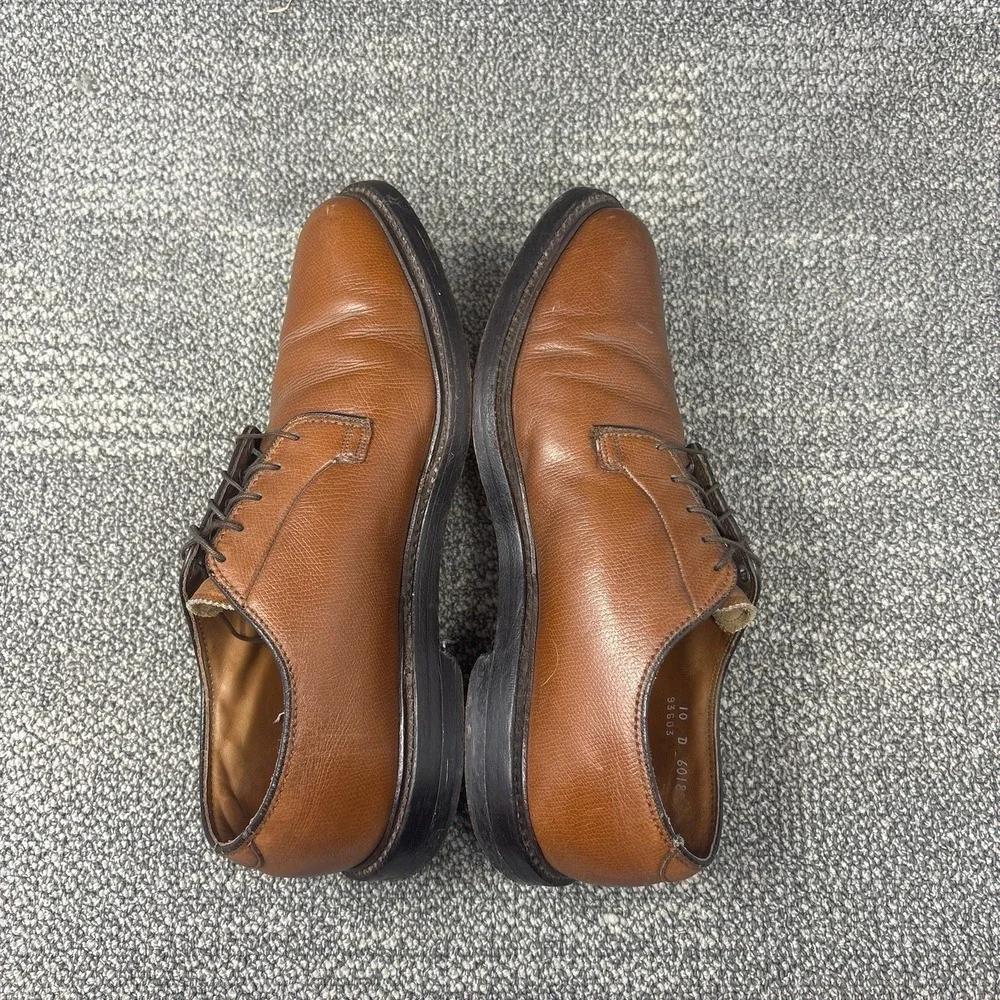 Vintage Florsheim Imperial 93603 Kenmoor Mens 10 D Brown Leather V-Cleat Shoes